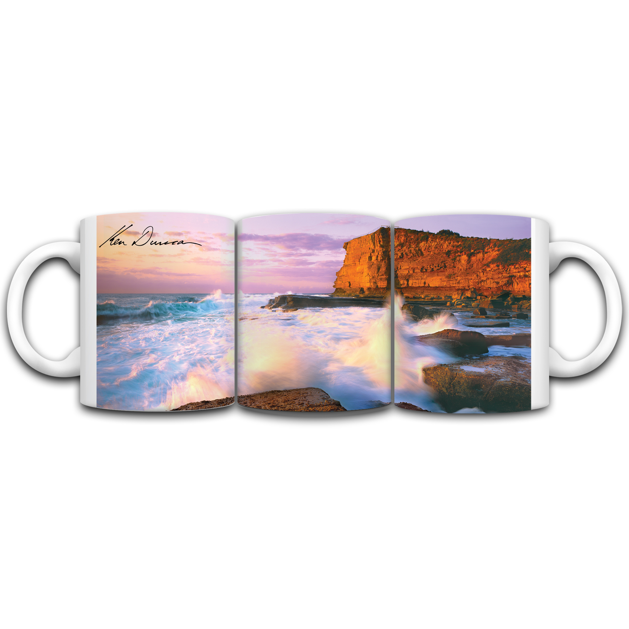 With brand new all-over designs and a range of six new images, these mugs will inspire you as you sip your favourite beverage.  Australian made and in...